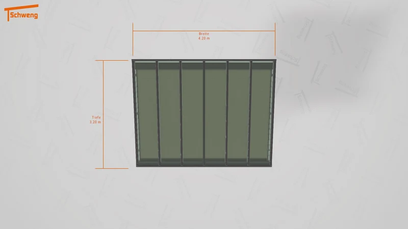 #DE Schweng Terrassenüberdachung S350 (ID rjr4w9)