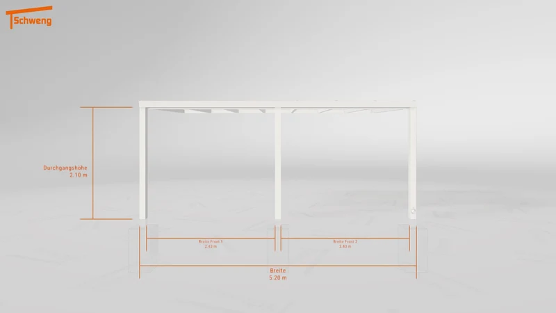 #DE Schweng Terrassenüberdachung S350 (ID n54w7y)