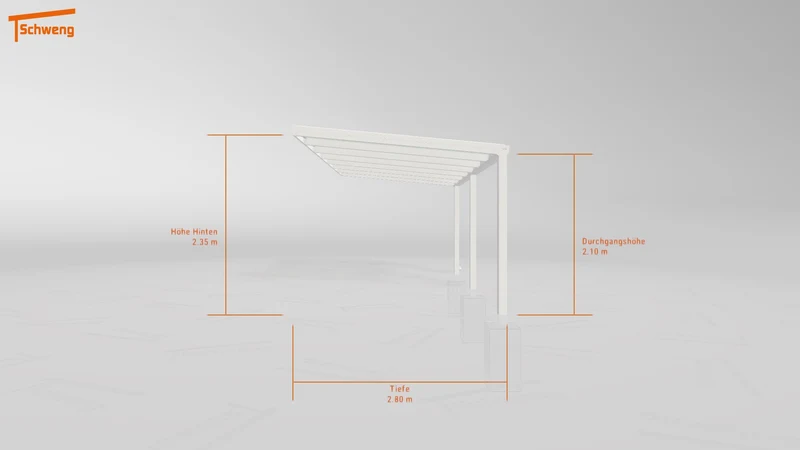 #DE Schweng Terrassenüberdachung S350 (ID n54w7y)