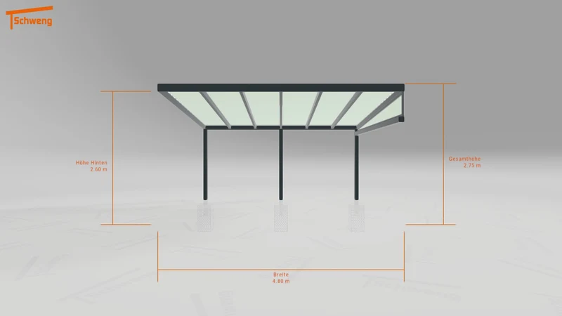 #DE Schweng Terrassenüberdachung S400 (ID zbxrj4)