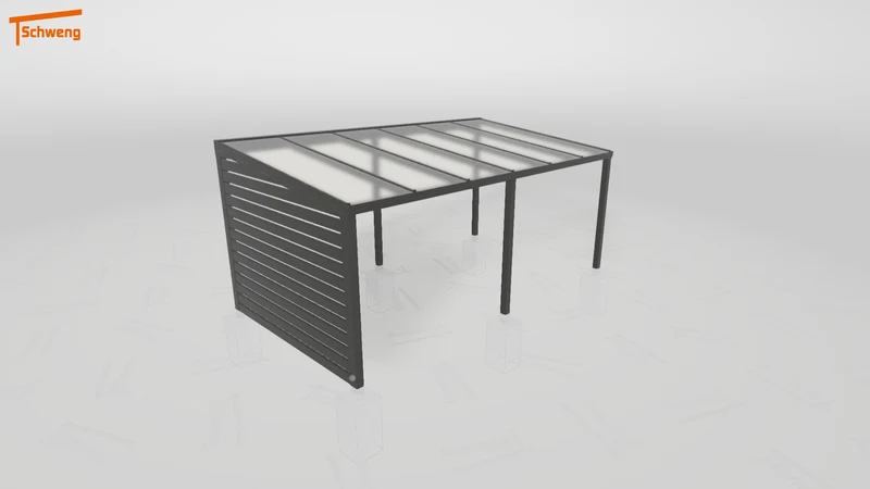 #DE Schweng Pultdachcarport S350 (ID dvzd2b) #MTG