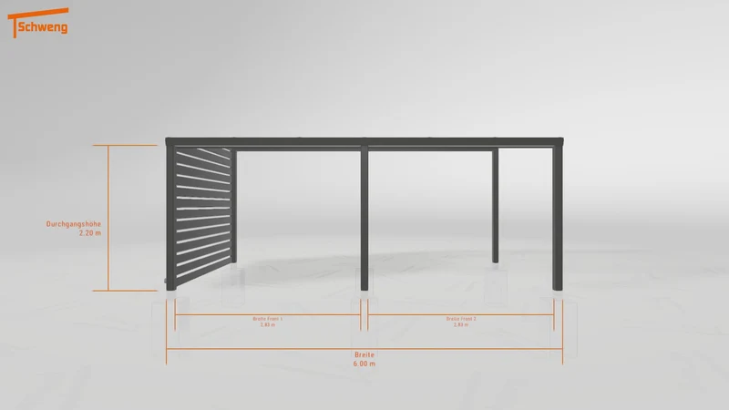 #DE Schweng Pultdachcarport S350 (ID dvzd2b) #MTG