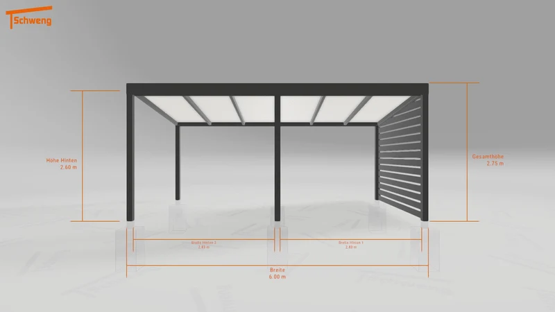 #DE Schweng Pultdachcarport S350 (ID dvzd2b) #MTG