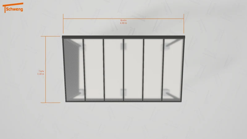 #DE Schweng Pultdachcarport S350 (ID dvzd2b) #MTG