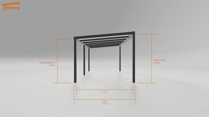 #DE Schweng Pultdachcarport S350 (ID 33py5q) #MTG