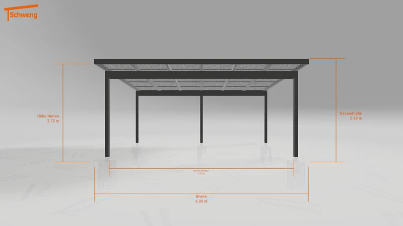 #AT Schweng Pultdachcarport S400 (ID rjry89)