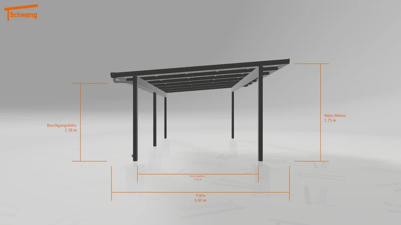 #AT Schweng Pultdachcarport S400 (ID rjry89)