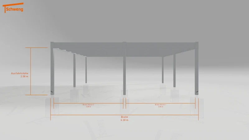 #DE Schweng Flachdachcarport C600 (ID 9wxrz8) #MTG