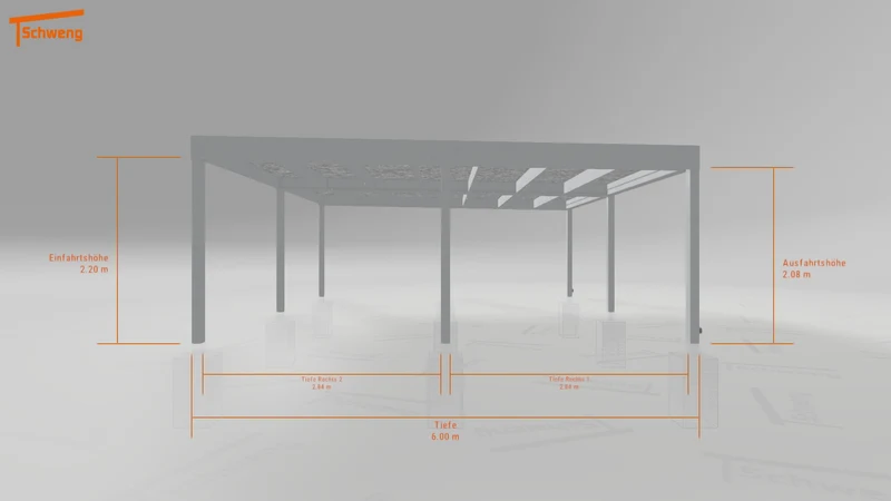 #DE Schweng Flachdachcarport C600 (ID 9wxrz8) #MTG