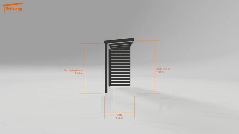 #DE Schweng Terrassenüberdachung S350 (ID bkj2p3)