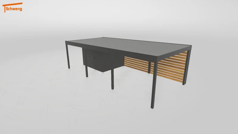 #DE Schweng Flachdachcarport C600+ (ID jjrx8y) #MTG