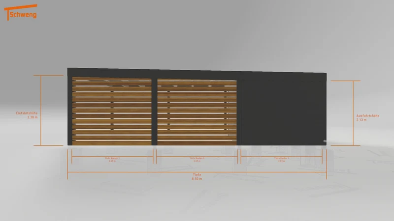 #DE Schweng Flachdachcarport C600+ (ID jjrx8y) #MTG