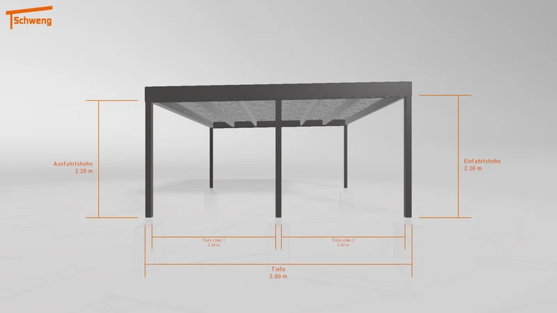 #DE Schweng Flachdachcarport C600+ (ID yg7m8z) #MTG
