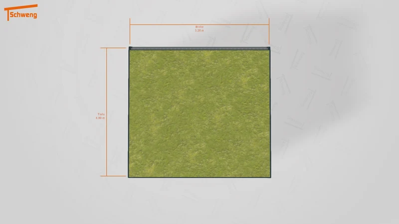 #DE Schweng Flachdachcarport C600+ (ID yg7dxz) #MTG