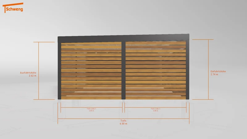 #DE Schweng Flachdachcarport C600 (ID bkjywm) #MTG