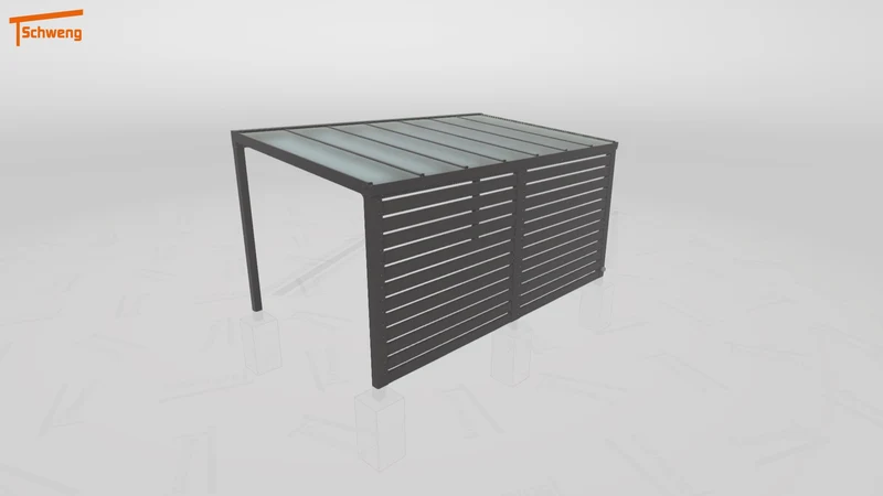 #DE Schweng Terrassenüberdachung S350 (ID 8579zd)
