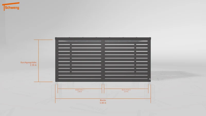 #DE Schweng Terrassenüberdachung S350 (ID 8579zd)