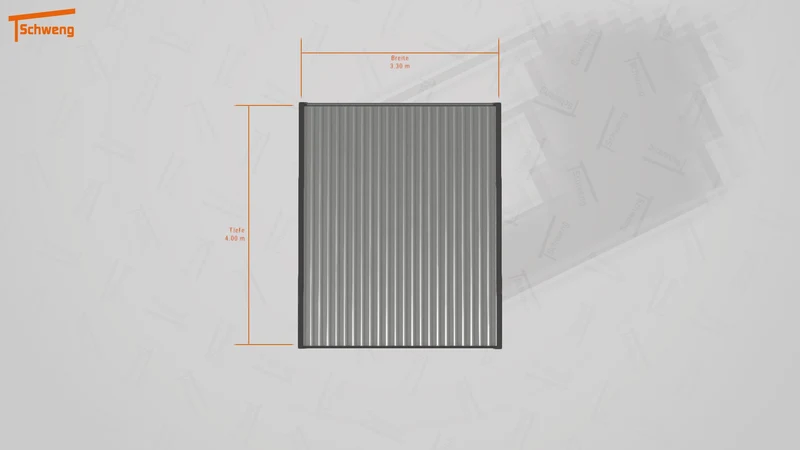 #DE Schweng Flachdachcarport C600 (ID x75949)
