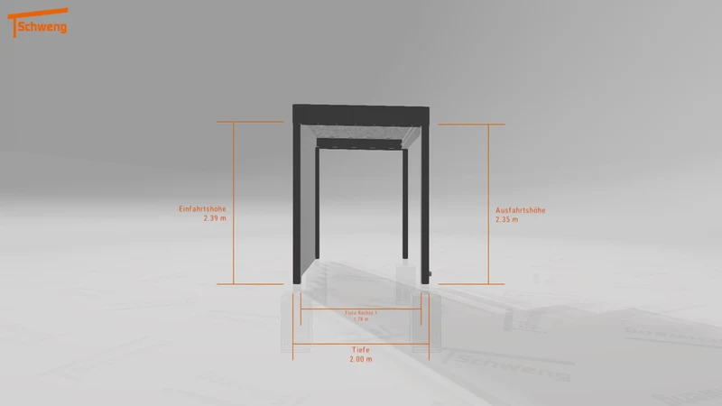 #DE Schweng Flachdachcarport C600 (ID 5m98rr)