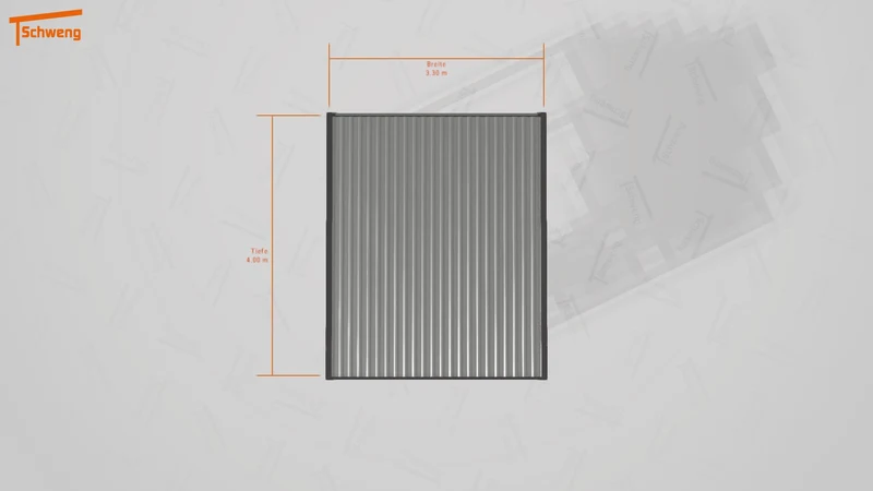#DE Schweng Flachdachcarport C600 (ID 33p723)