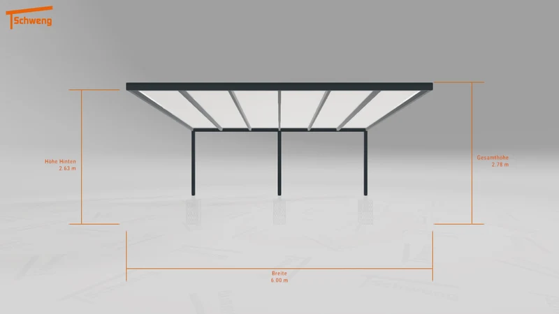 #DE Schweng Pultdachcarport S400 (ID yg73q7)