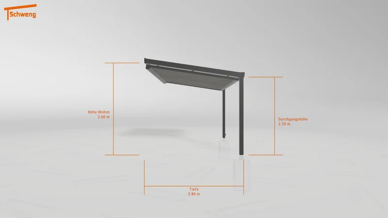 #DE Schweng Terrassenüberdachung S400 (ID 42v9r5)