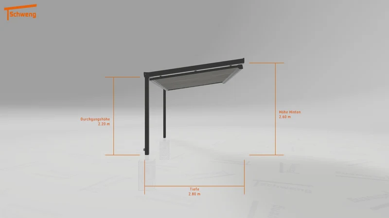 #DE Schweng Terrassenüberdachung S400 (ID 42v9r5)