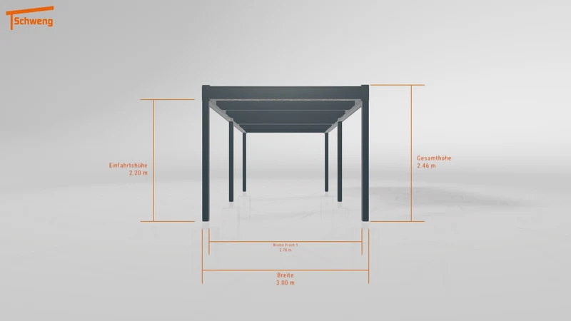 #DE Schweng Flachdachcarport C600 (ID v49vqq) #MTG