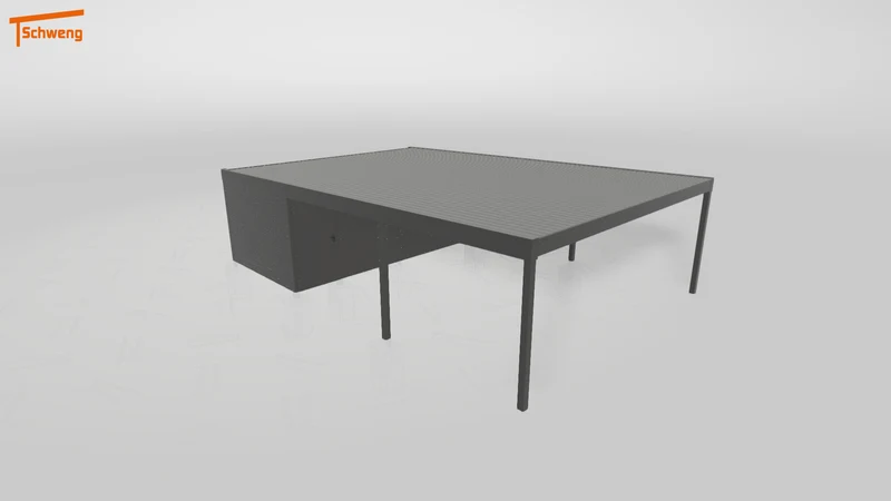 #DE Schweng Flachdachcarport C600+ (ID bkjy2v) #MTG