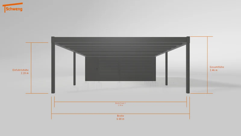 #DE Schweng Flachdachcarport C600+ (ID bkjy2v) #MTG