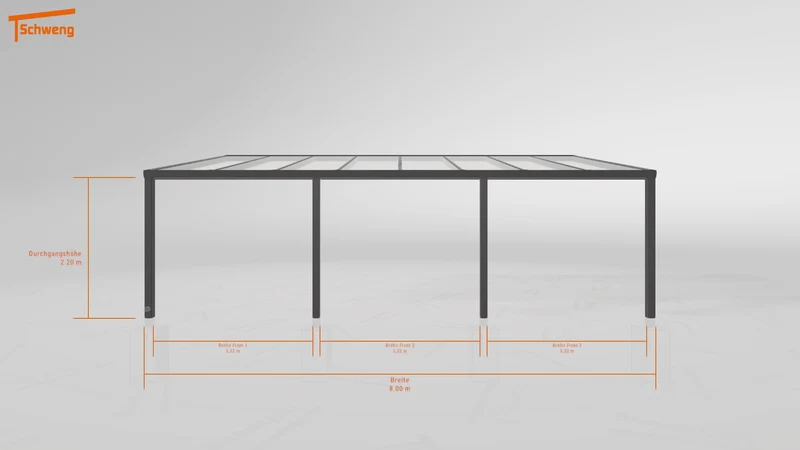 #DE Schweng Pultdachcarport S350 (ID 775p7j) #MTG