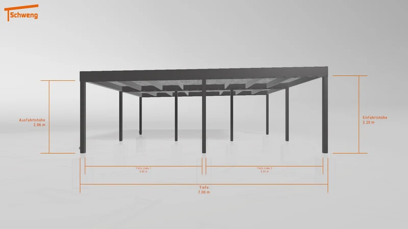 #DE Schweng Flachdachcarport C600 (ID 5m94xq) #MTG
