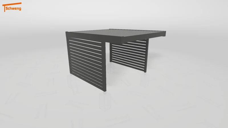 #DE Schweng Flachdachcarport C600 (ID n54qm3) #MTG
