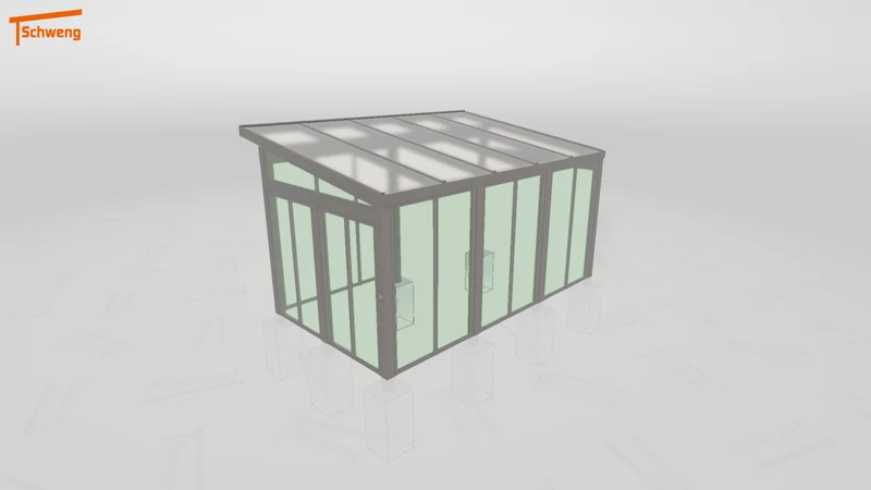 #DE Schweng Terrassenüberdachung S350 (ID yg7d7p)