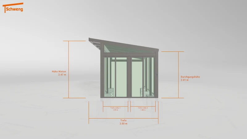 #DE Schweng Terrassenüberdachung S350 (ID yg7d7p)