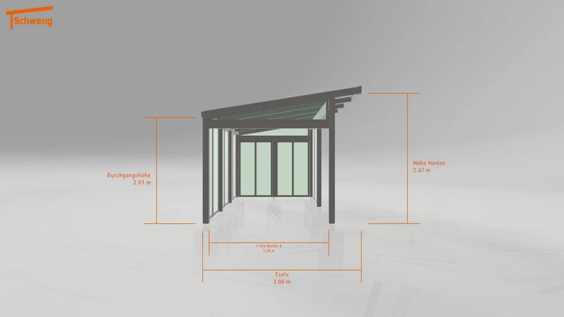#DE Schweng Terrassenüberdachung S350 (ID yg7d7p)