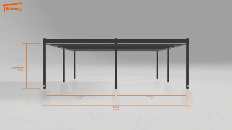 #DE Schweng Flachdachcarport C600 (ID g7p9pp) #MTG