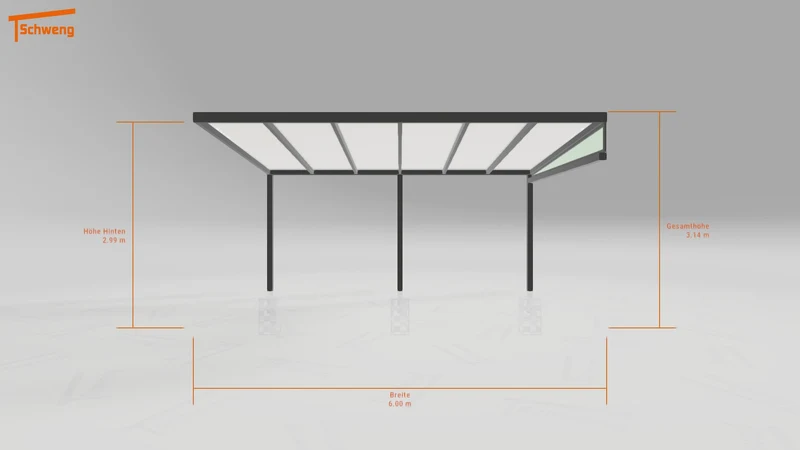 #DE Schweng Pultdachcarport S400 (ID w3y4jg) #MTG