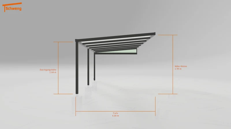 #DE Schweng Pultdachcarport S400 (ID w3y4jg) #MTG