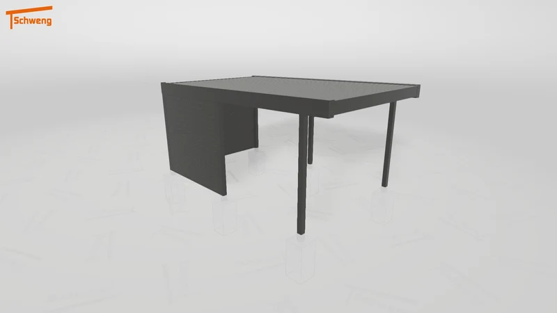 #DE Schweng Flachdachcarport C600 (ID n54wvg) #MTG