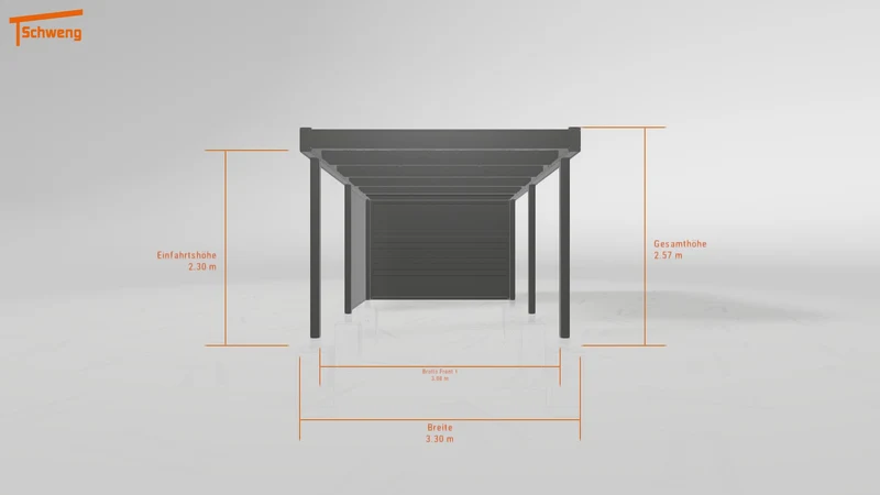 #DE Schweng Flachdachcarport C600 (ID n54wvg) #MTG