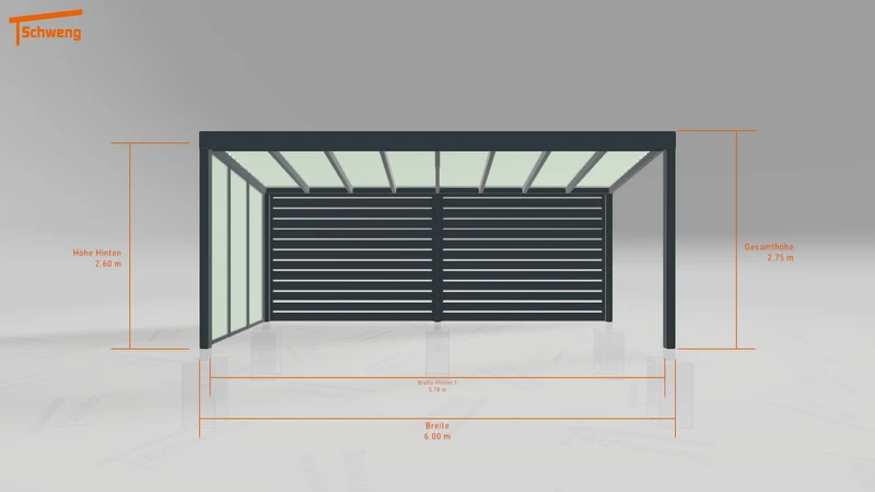 #DE Schweng Terrassenüberdachung S400 (ID 2qb98g)