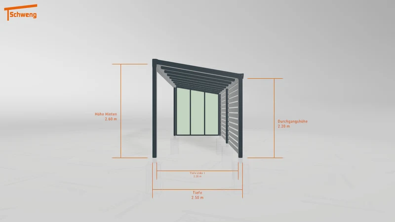 #DE Schweng Terrassenüberdachung S400 (ID 2qb98g)