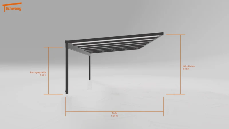#DE Schweng Terrassenüberdachung S400 (ID rjrynx)