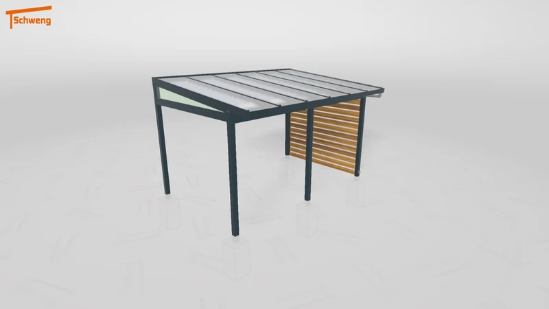#DE Schweng Terrassenüberdachung S350 (ID mjryr8)