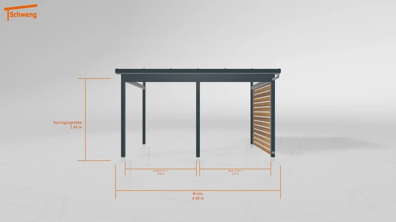 #DE Schweng Terrassenüberdachung S350 (ID mjryr8)