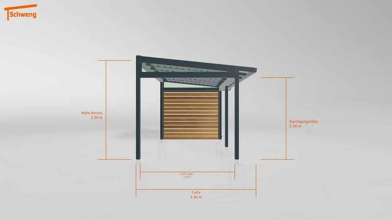 #DE Schweng Terrassenüberdachung S350 (ID mjryr8)
