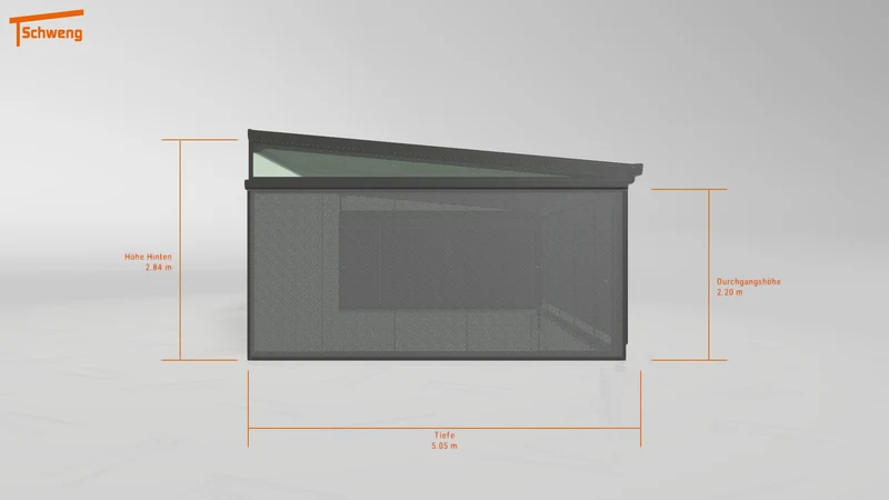 #DE Schweng Terrassenüberdachung S400 (ID zbxmxz)