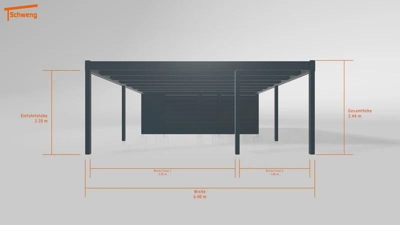 #DE Schweng Flachdachcarport C600 (ID mjrkw4) #MTG