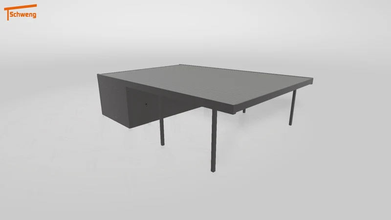 #DE Schweng Flachdachcarport C600 (ID x754dy) #MTG